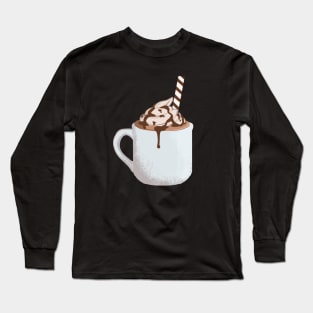 Cute Lovely Cocoa Mug Long Sleeve T-Shirt